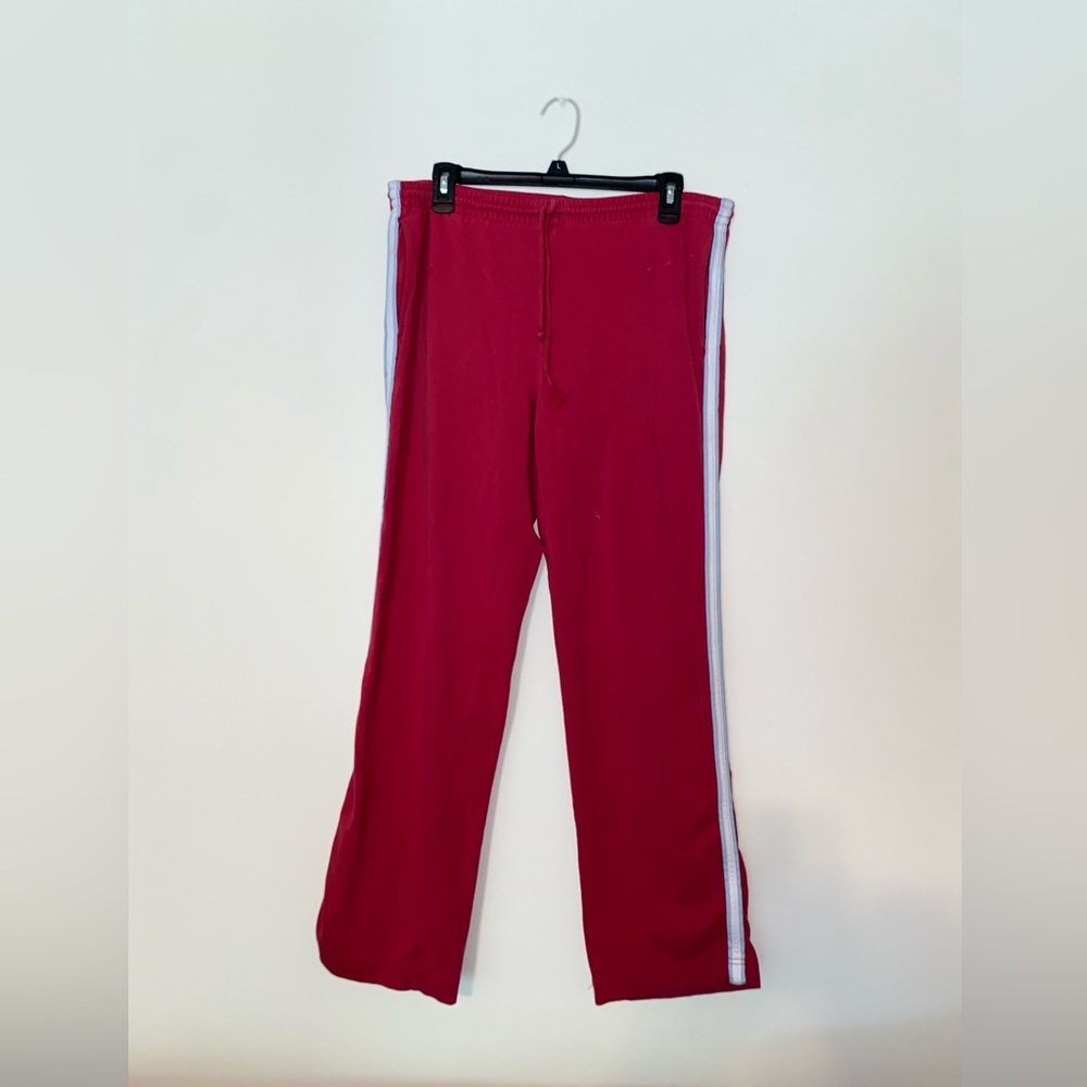 Everlast Red Joggers with White Stripes